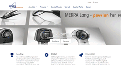 Desktop Screenshot of lang-mekra.com