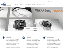 Tablet Screenshot of lang-mekra.com